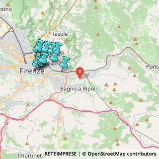 Mappa Via della Villa Cedri, 50012 Bagno a Ripoli FI, Italia (4.41769)
