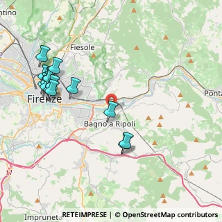 Mappa Via del Padule, 50012 Bagno a Ripoli FI, Italia (4.82)