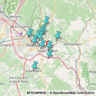 Mappa Via della Villa Cedri, 50012 Bagno a Ripoli FI, Italia (5.31167)