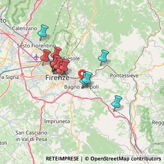 Mappa Via del Padule, 50012 Bagno a Ripoli FI, Italia (6.31286)