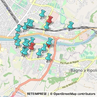 Mappa Via Kassel, 50100 Firenze FI, Italia (1.0505)