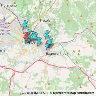Mappa Via Kassel, 50100 Firenze FI, Italia (3.07846)