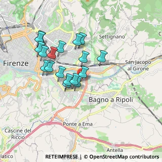 Mappa Via Kassel, 50100 Firenze FI, Italia (1.61444)