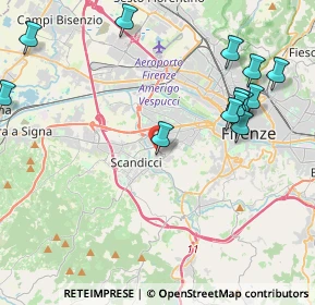 Mappa 50143 Scandicci FI, Italia (5.02154)