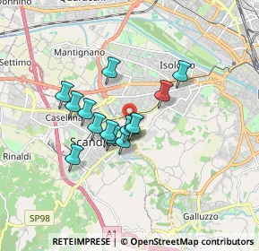 Mappa 50143 Scandicci FI, Italia (1.295)