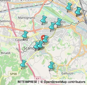 Mappa 50143 Scandicci FI, Italia (2.02769)