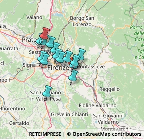 Mappa Via di Rimaggio, 50012 Bagno a Ripoli FI, Italia (10.07133)