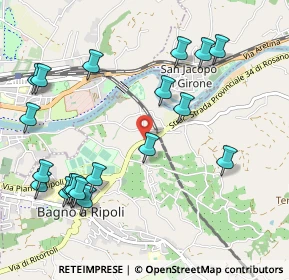Mappa Via di Rimaggio, 50012 Bagno a Ripoli FI, Italia (1.253)