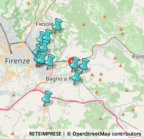 Mappa Via di Rimaggio, 50012 Rimaggio FI, Italia (3.33923)