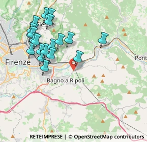 Mappa Via di Rimaggio, 50012 Bagno a Ripoli FI, Italia (4.3175)