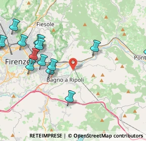 Mappa Via di Rimaggio, 50012 Bagno a Ripoli FI, Italia (5.87263)