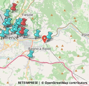 Mappa Via di Rimaggio, 50012 Rimaggio FI, Italia (5.8995)