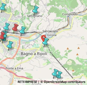 Mappa Via di Rimaggio, 50012 Bagno a Ripoli FI, Italia (3.1925)