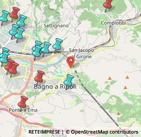 Mappa Via di Rimaggio, 50012 Bagno a Ripoli FI, Italia (3.07294)