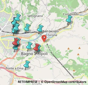 Mappa Via di Rimaggio, 50012 Bagno a Ripoli FI, Italia (2.533)