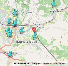 Mappa Via di Rimaggio, 50012 Bagno a Ripoli FI, Italia (2.79727)
