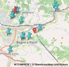 Mappa Via di Rimaggio, 50012 Bagno a Ripoli FI, Italia (2.58538)