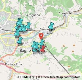 Mappa Via di Rimaggio, 50012 Bagno a Ripoli FI, Italia (1.8945)