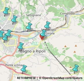Mappa Via di Rimaggio, 50012 Bagno a Ripoli FI, Italia (2.87636)
