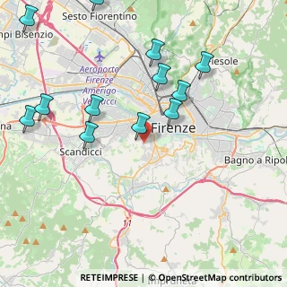 Mappa Via Piana, 50124 Firenze FI, Italia (4.84583)