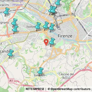 Mappa Via Piana, 50124 Firenze FI, Italia (2.78308)