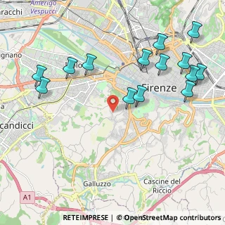 Mappa Via Piana, 50124 Firenze FI, Italia (2.51571)