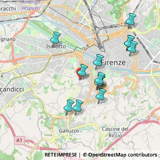 Mappa Via Piana, 50124 Firenze FI, Italia (1.94615)