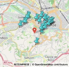 Mappa Via Piana, 50124 Firenze FI, Italia (1.5825)