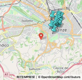 Mappa Via Piana, 50124 Firenze FI, Italia (1.975)