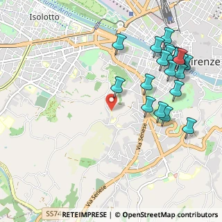Mappa Via Piana, 50124 Firenze FI, Italia (1.24)