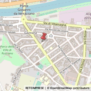 Mappa Via Gherardo Caponsacchi, 8, 50126 Firenze, Firenze (Toscana)
