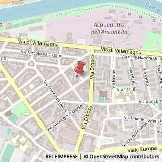 Mappa Via Cardinal Latino, 20, 50126 Firenze, Firenze (Toscana)