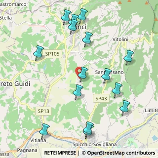 Mappa Via di San Donato, 50059 Vinci FI, Italia (2.50067)