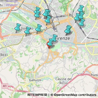 Mappa Viale Petrarca, 50124 Firenze FI, Italia (2.49813)