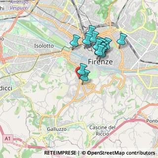 Mappa Viale Petrarca, 50124 Firenze FI, Italia (1.60882)