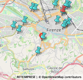 Mappa Viale Petrarca, 50124 Firenze FI, Italia (2.5875)