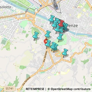 Mappa Viale Petrarca, 50124 Firenze FI, Italia (0.814)