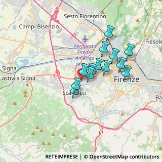 Mappa Via Attavante, 50143 Firenze FI, Italia (2.79308)