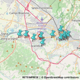 Mappa Via Attavante, 50143 Firenze FI, Italia (3.54818)
