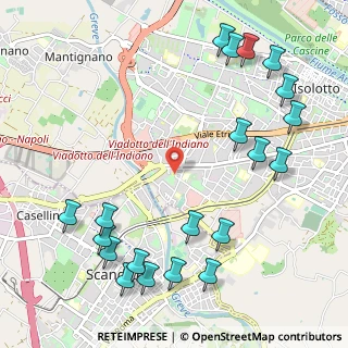 Mappa Via Attavante, 50143 Firenze FI, Italia (1.4115)