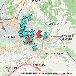 Mappa Via del Gignoro, 50136 Firenze FI, Italia (1.6655)
