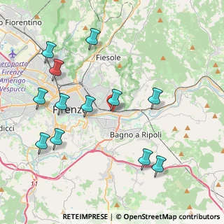 Mappa Via del Gignoro, 50136 Firenze FI, Italia (4.68167)