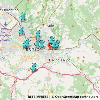 Mappa Via del Gignoro, 50136 Firenze FI, Italia (3.46917)