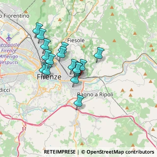 Mappa Via del Gignoro, 50136 Firenze FI, Italia (3.05438)