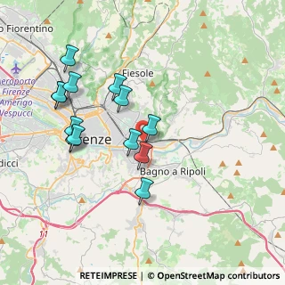 Mappa Via del Gignoro, 50136 Firenze FI, Italia (3.80692)