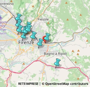 Mappa Sede amministrativa e legale, 50136 Firenze FI, Italia (3.74917)