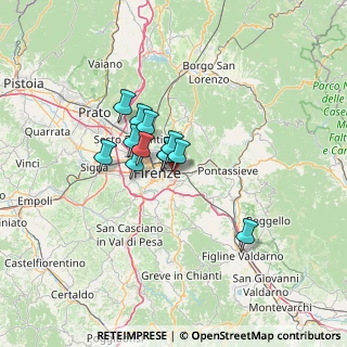 Mappa Via del Gignoro, 50136 Firenze FI, Italia (8.67333)