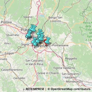 Mappa Via del Gignoro, 50136 Firenze FI, Italia (9.64786)