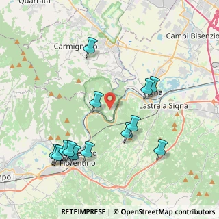 Mappa Via Pineta, 59015 Carmignano PO, Italia (4.46769)