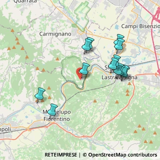 Mappa Via Pineta, 59015 Carmignano PO, Italia (3.96231)